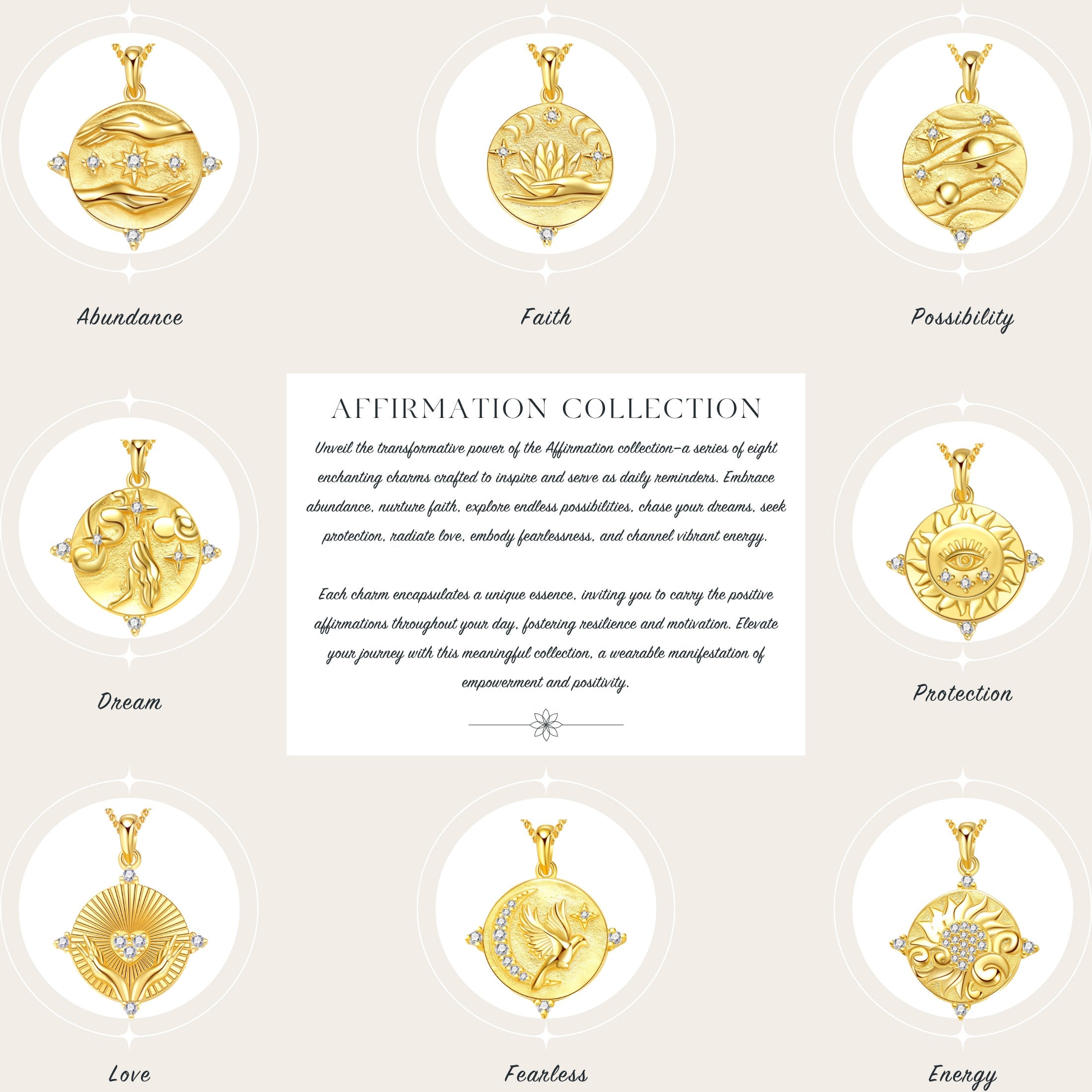 Fearless Pendant Necklace Sterling Silver