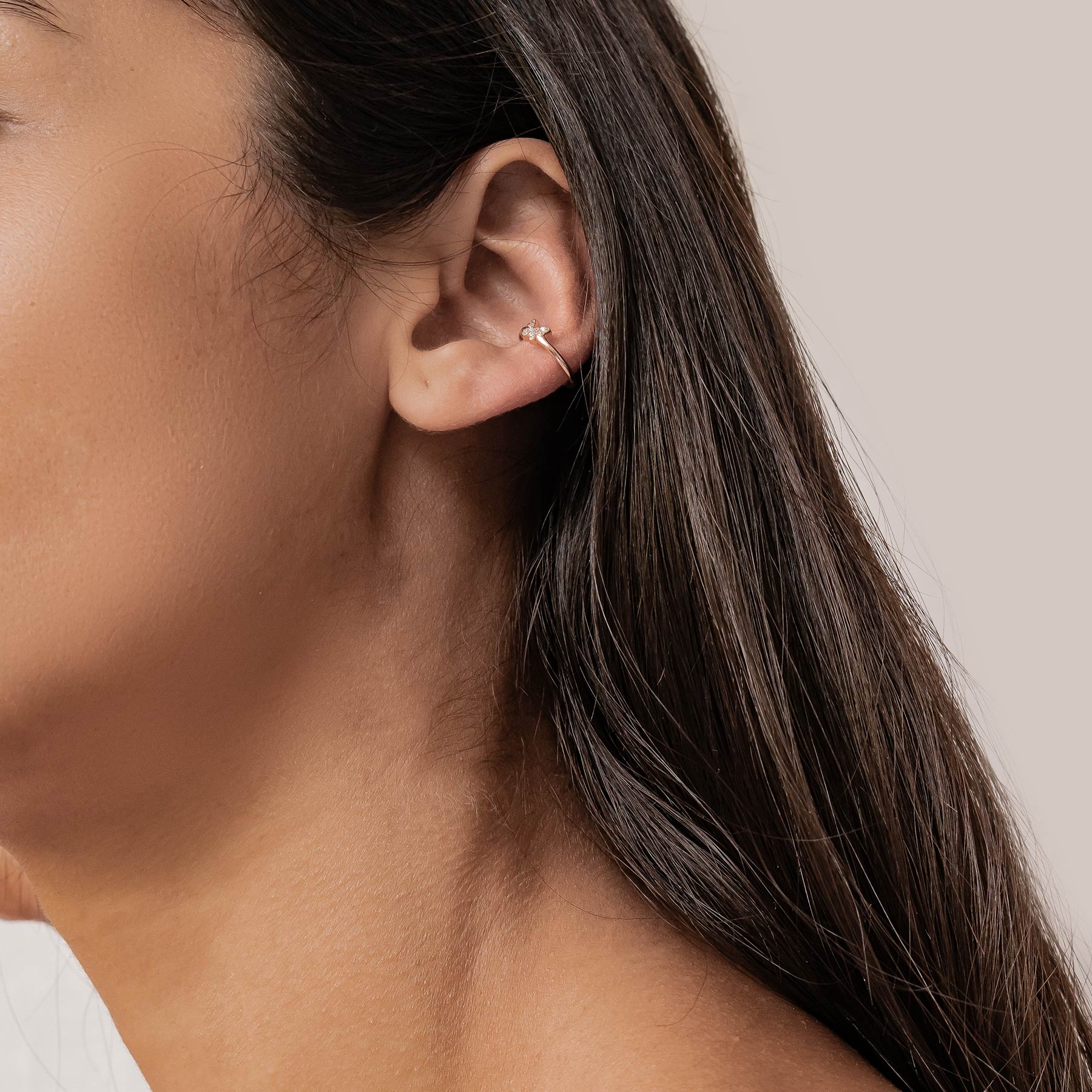 Butterfly Ear Cuff Sterling Silver