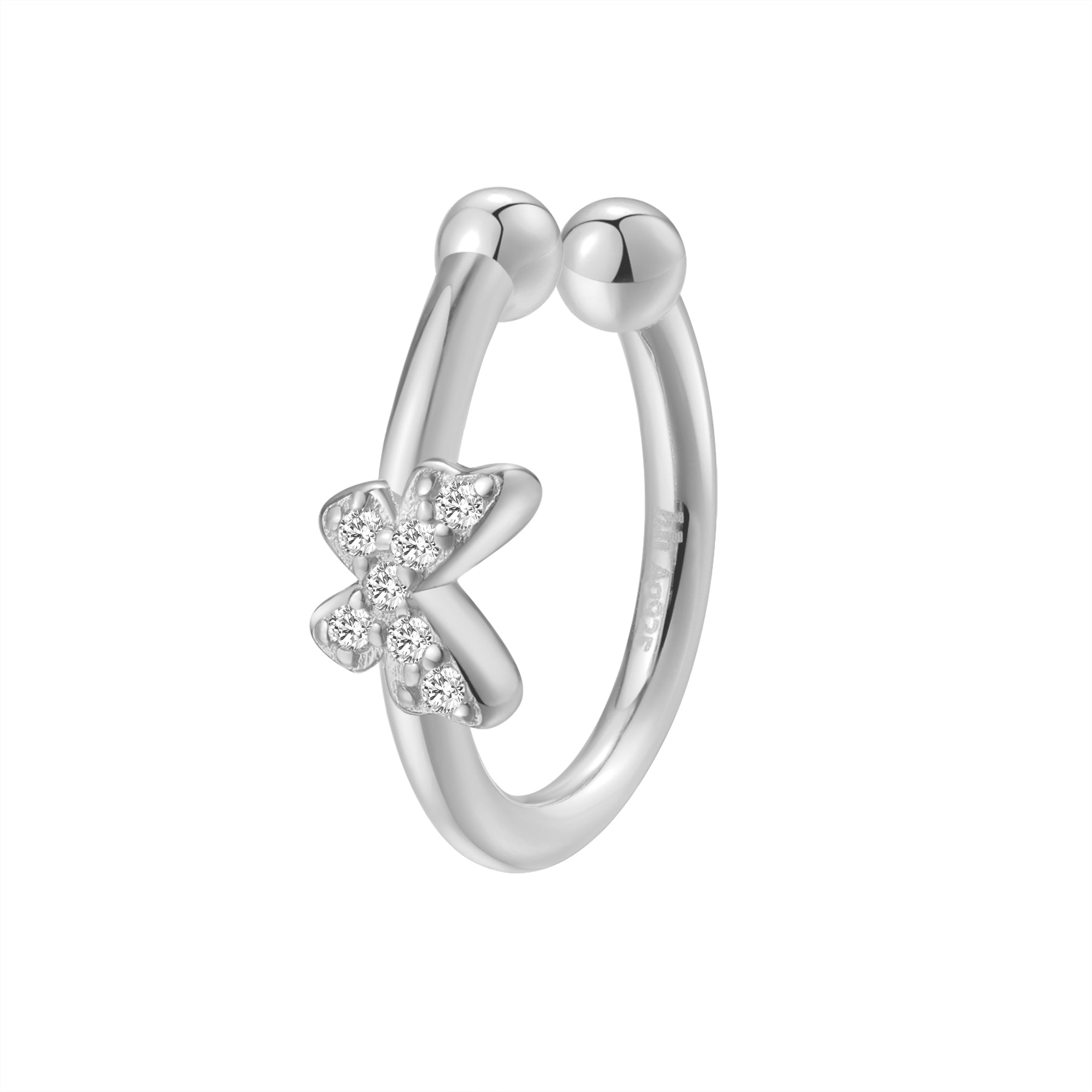 Butterfly Ear Cuff Sterling Silver