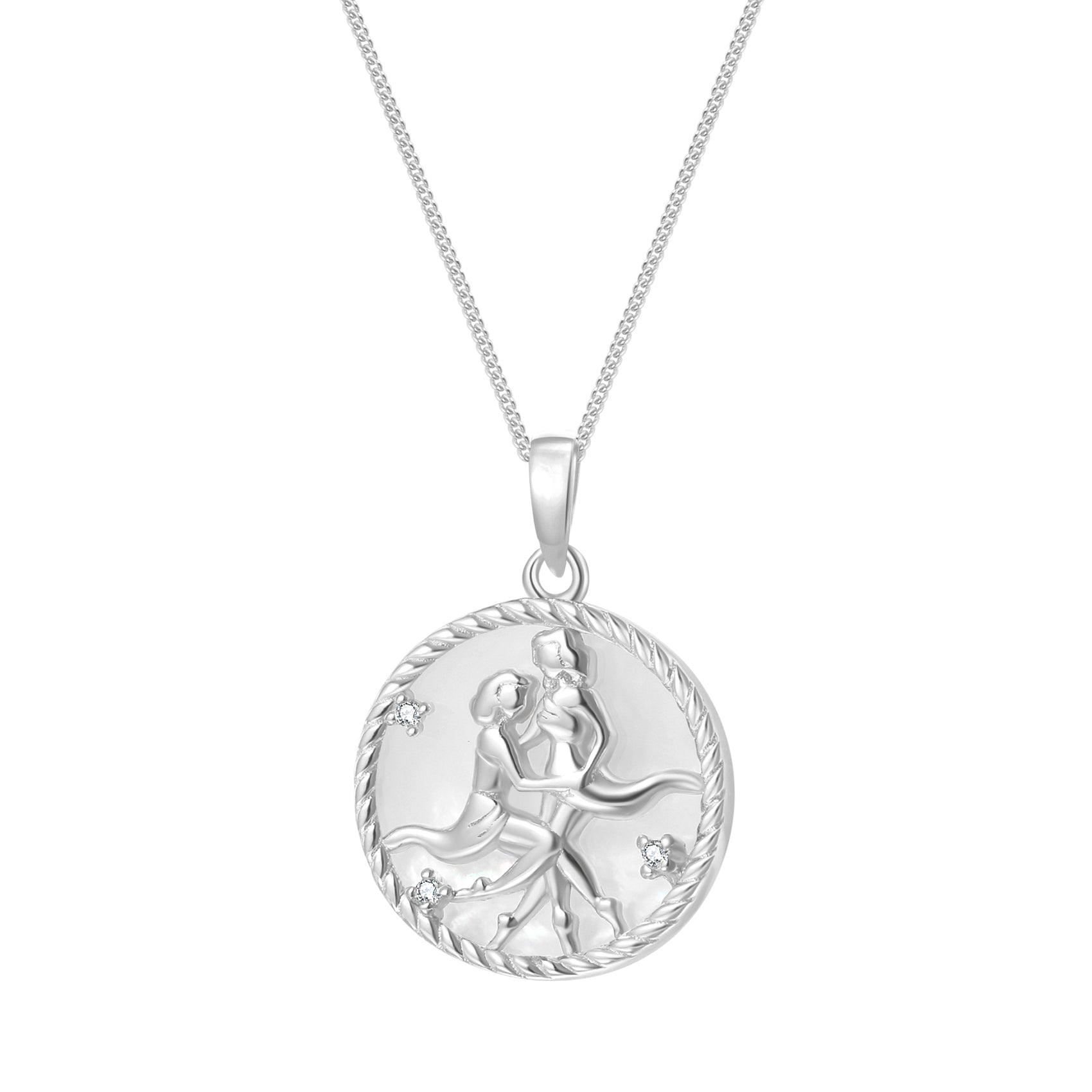 Gemini Zodiac Pendant Necklace