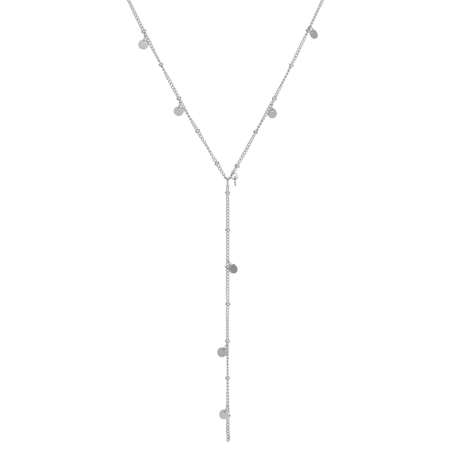 Coin Y Lariat Necklace Waterproof