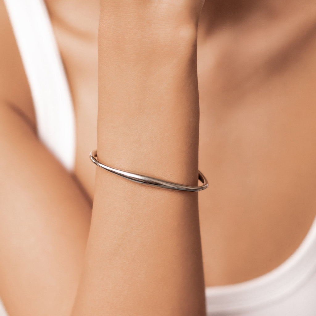 Curve Open Cuff Bracelet
