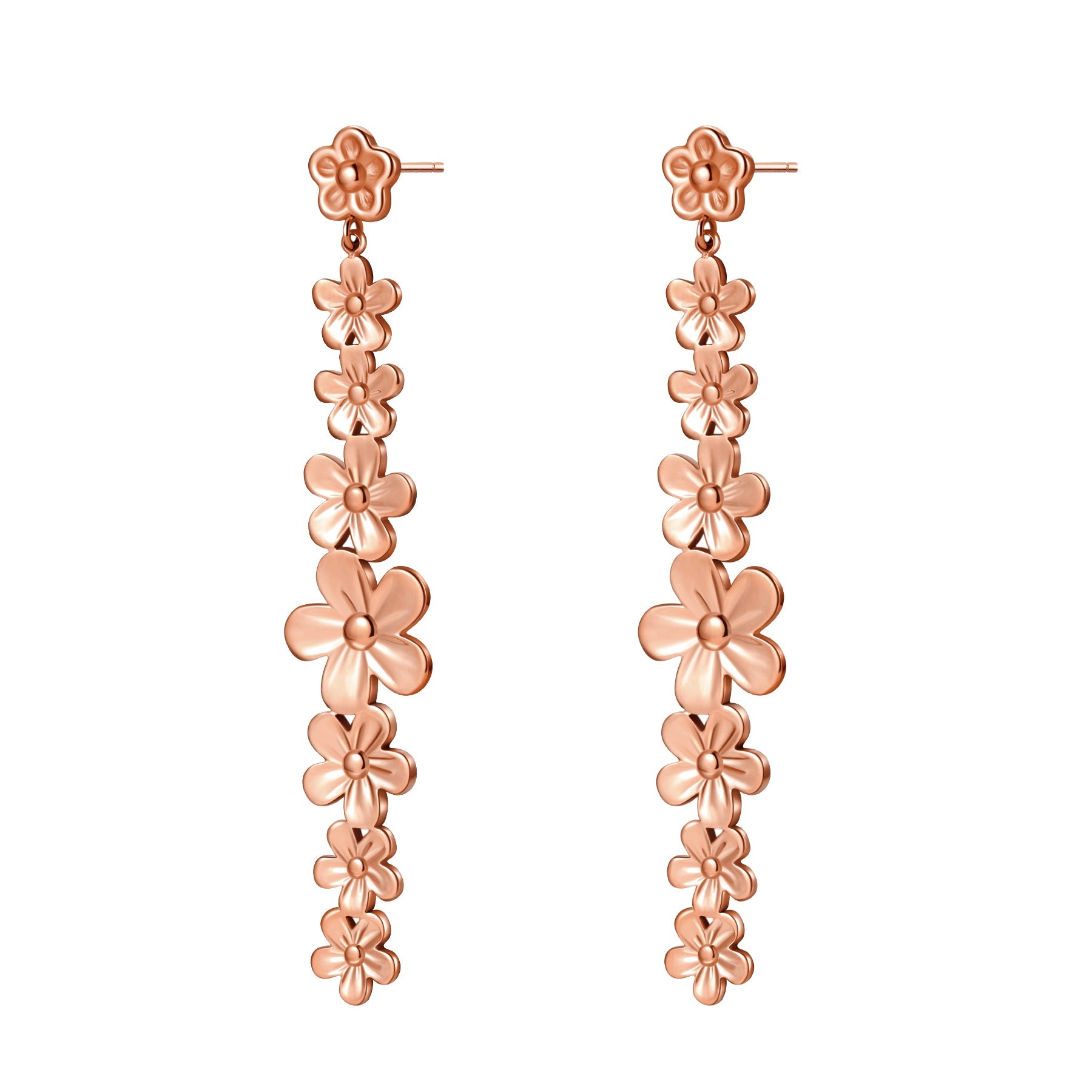 Daisy Cascade Drop Earrings Waterproof