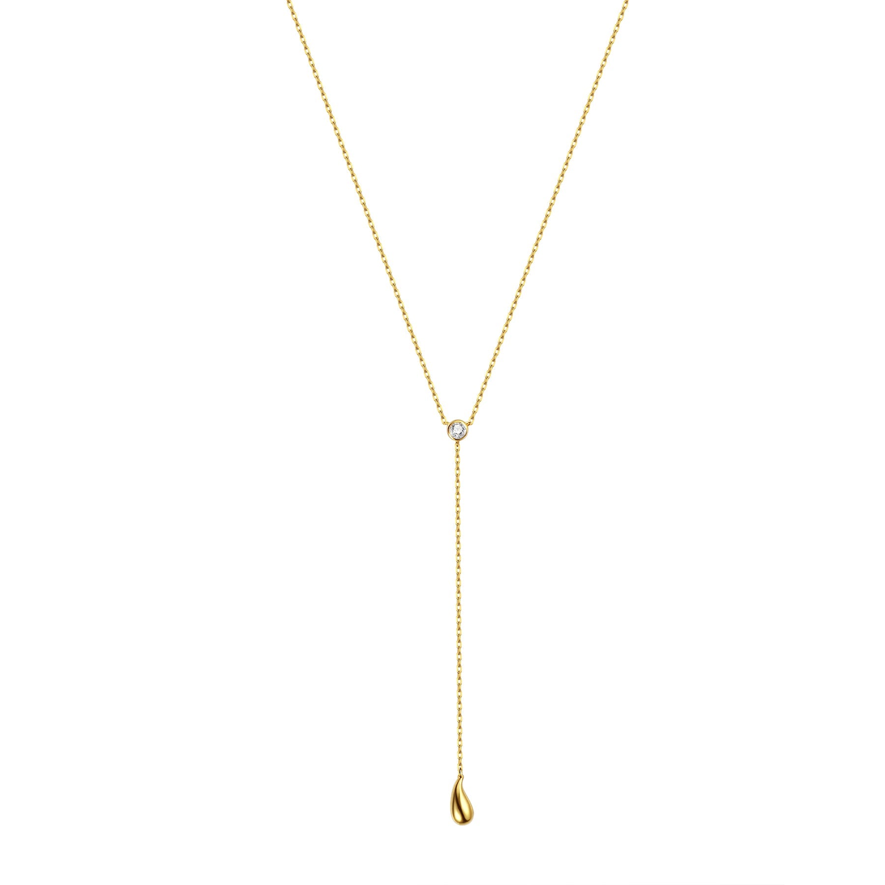 Golden Drop Necklace 14K