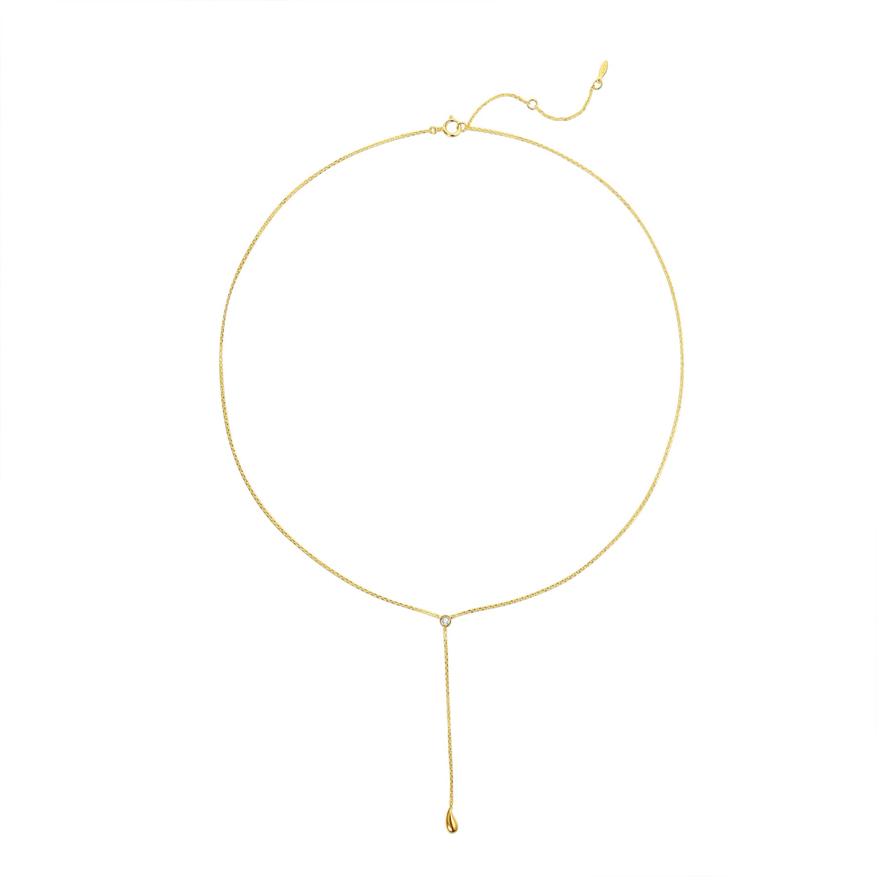 Golden Drop Necklace 14K