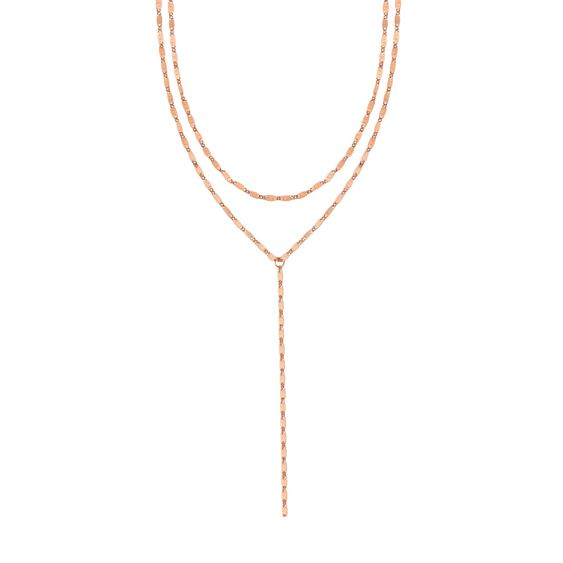 Layered Y Chain Necklace Waterproof