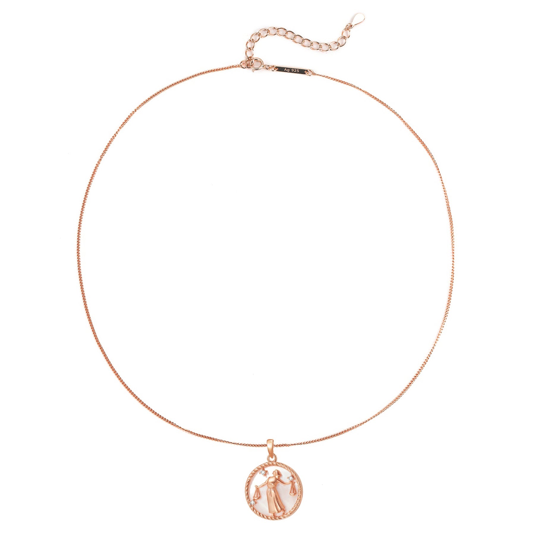 Libra Zodiac Pendant Necklace
