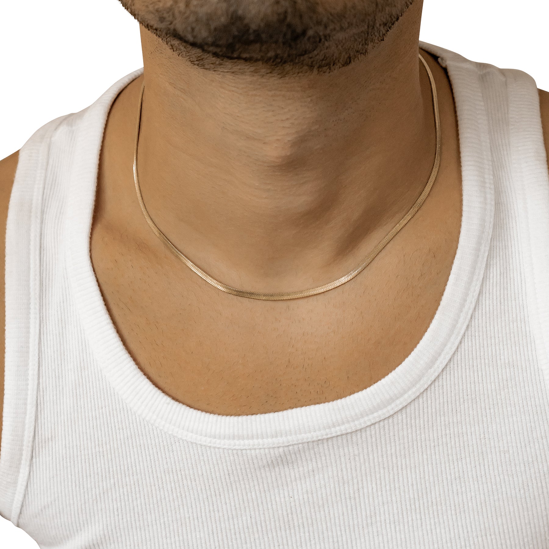 Men Snake Chain Necklace Waterproof
