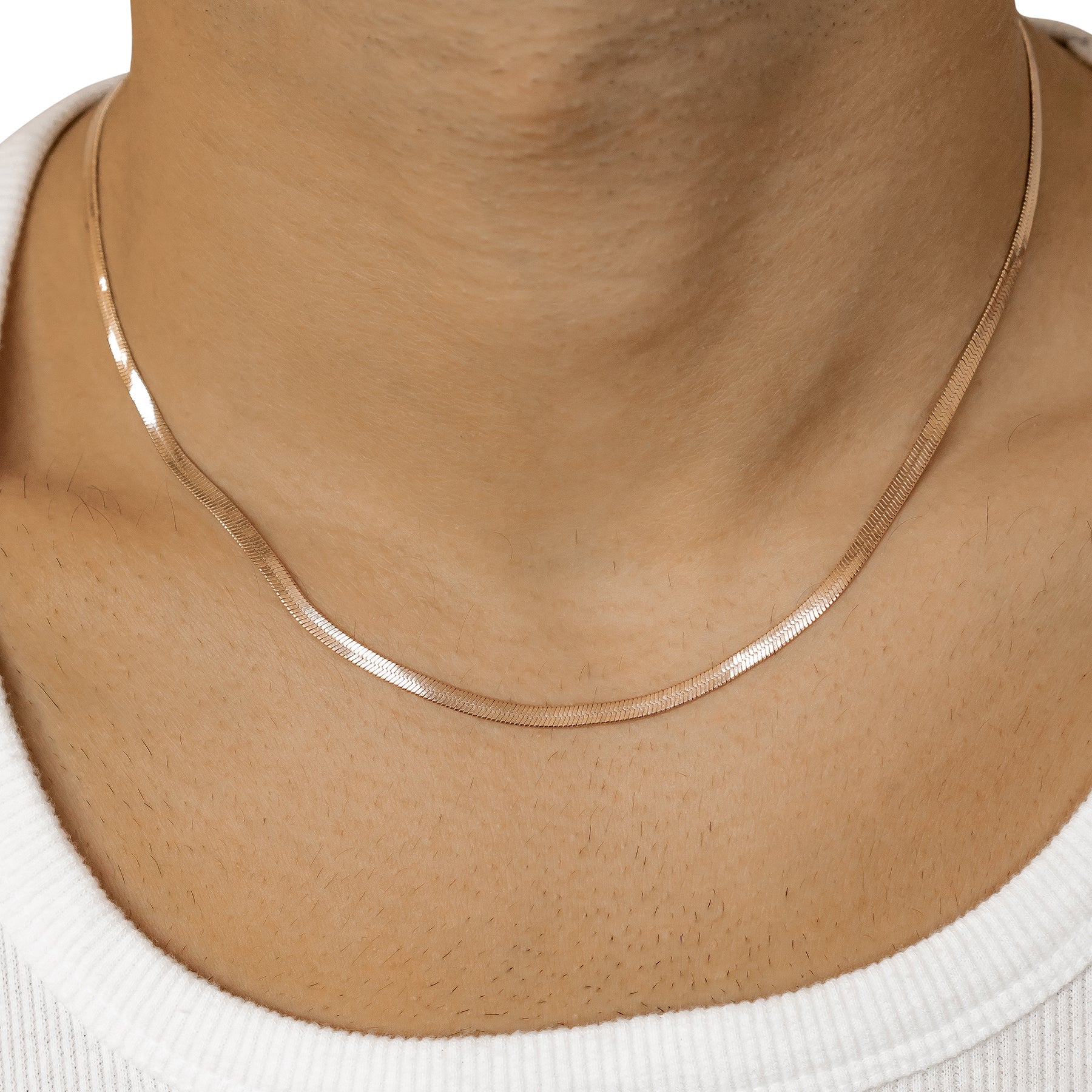 Men Snake Chain Necklace Waterproof