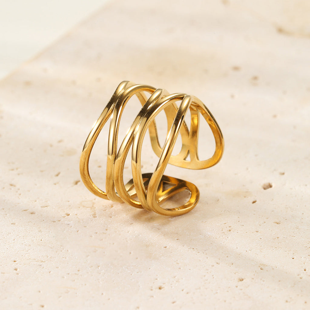 Open Weave Open Ring