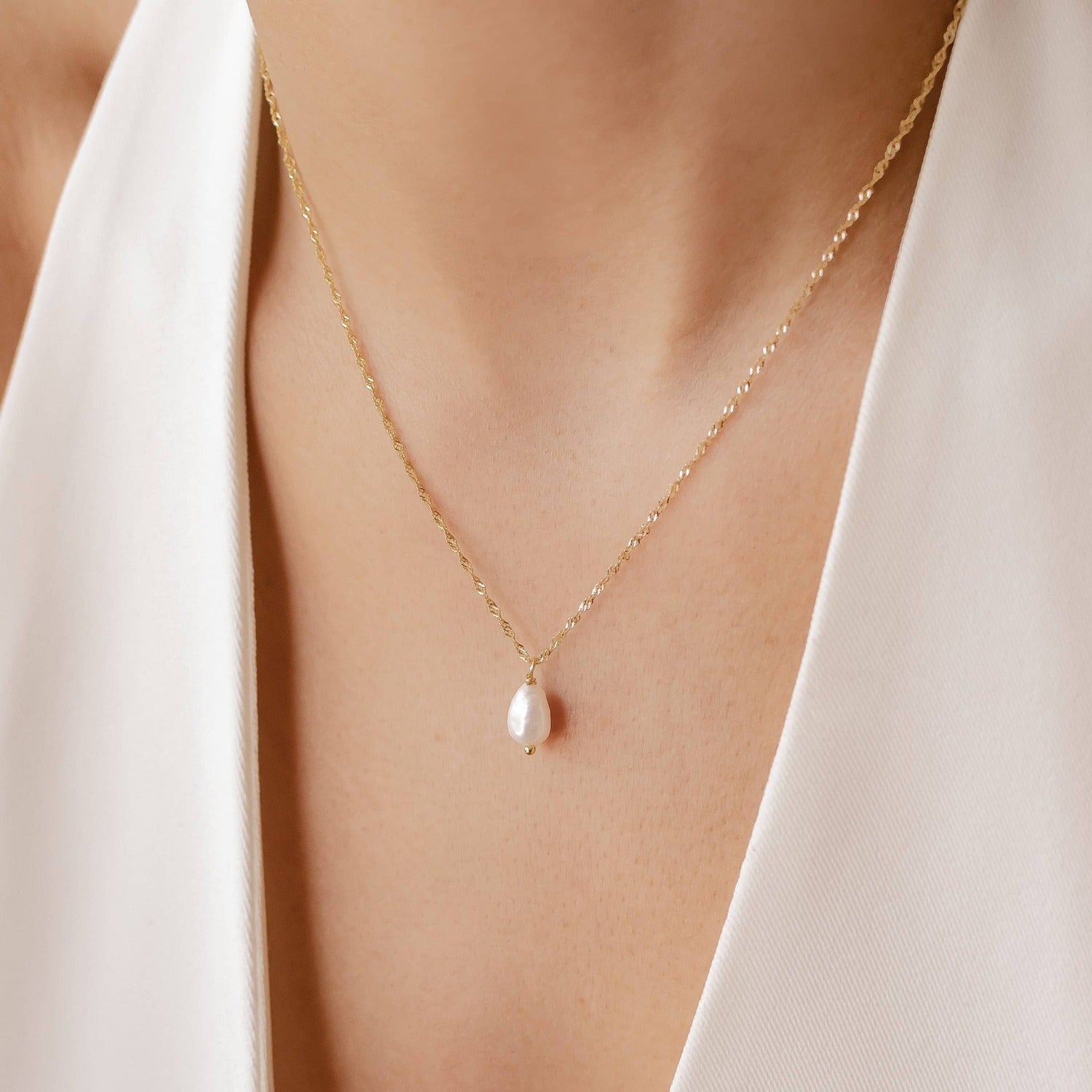 Pearl Jewelry Set Sterling Silver