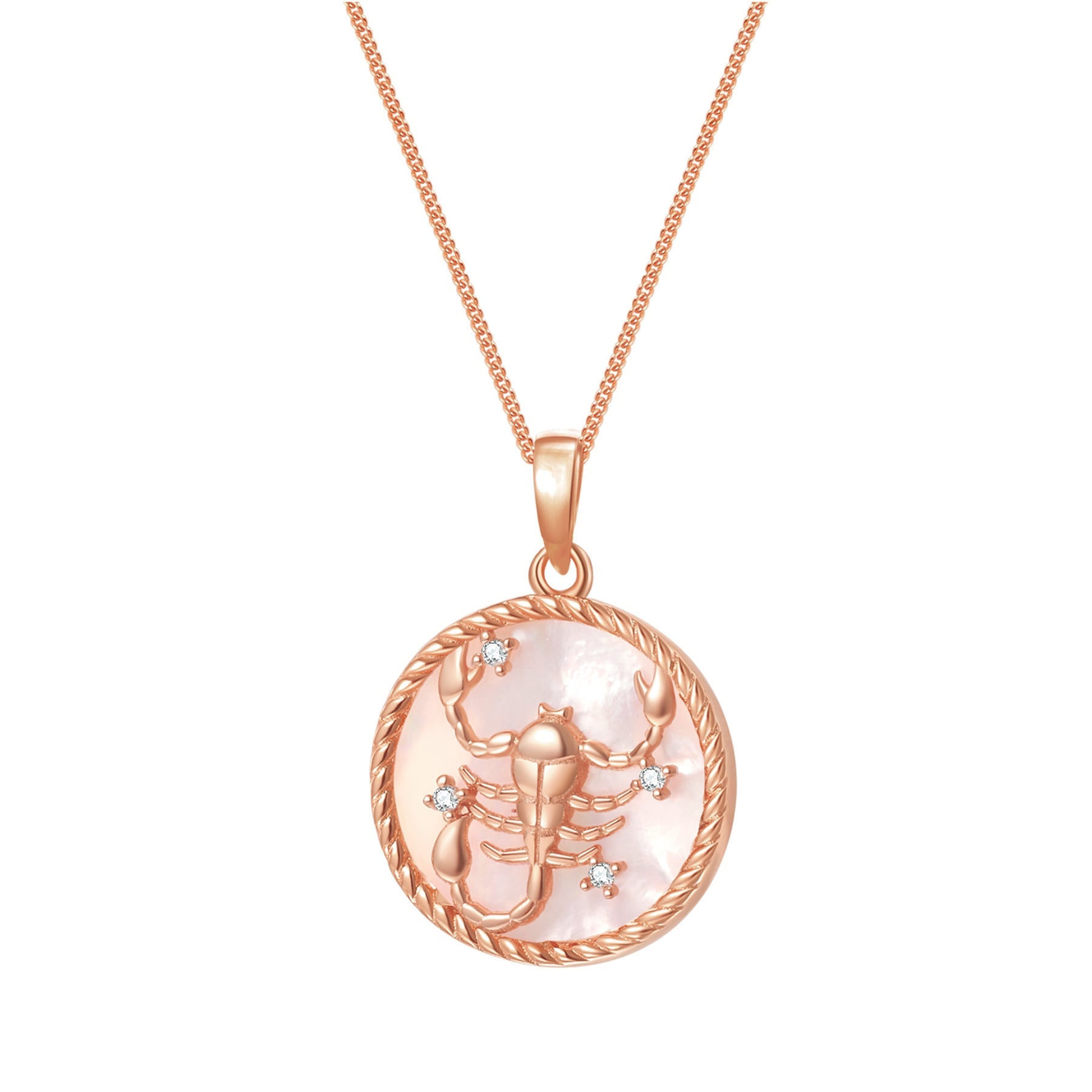 Scorpio Zodiac Pendant Necklace
