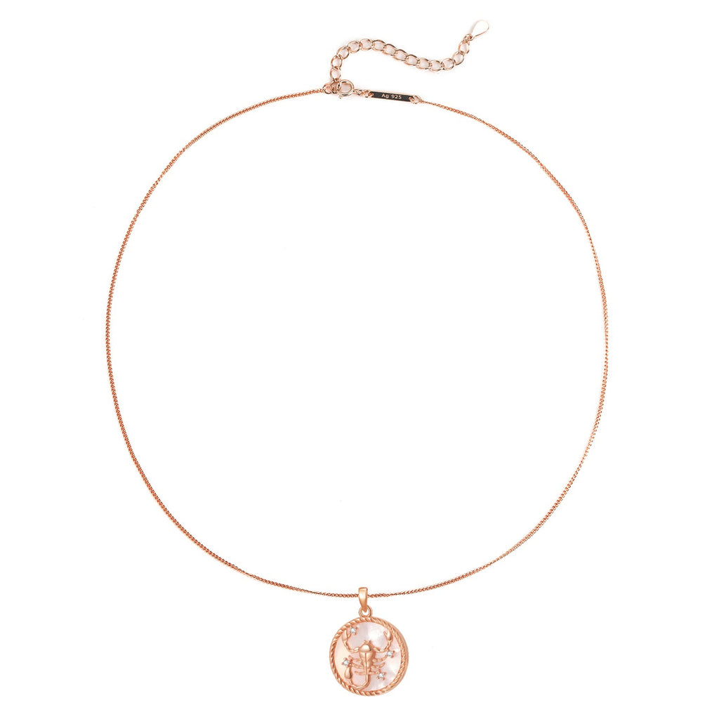 Scorpio Zodiac Pendant Necklace