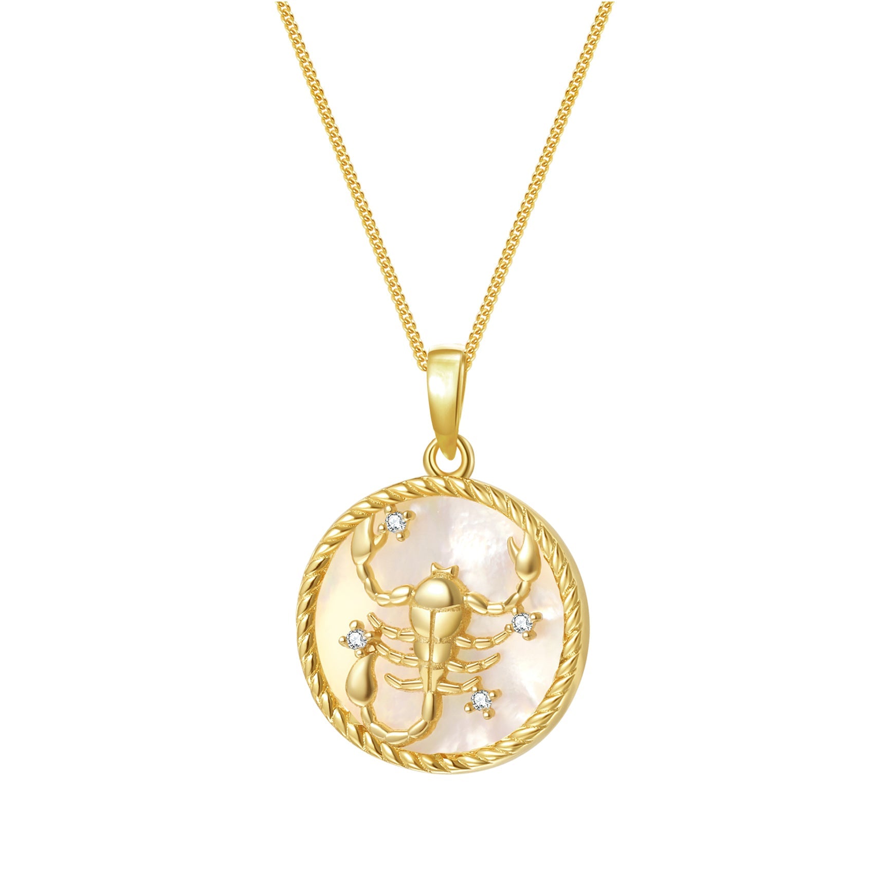 Scorpio Zodiac Pendant Necklace