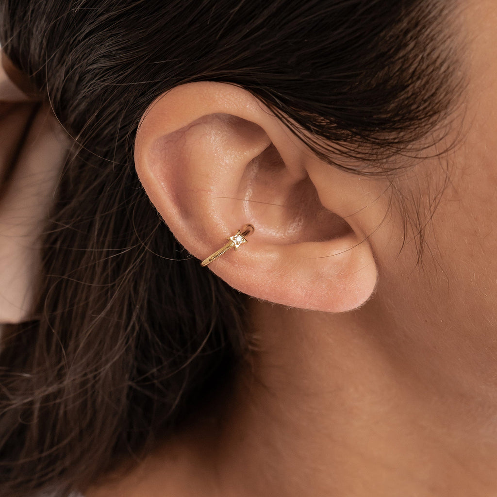 Star Ear Cuff Sterling Silver