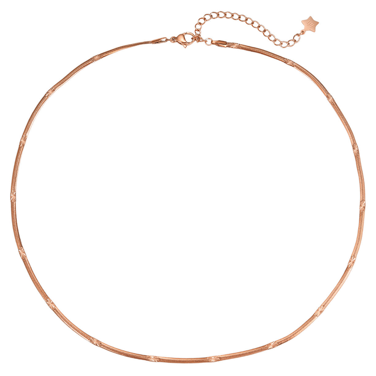 Textured Snake Chain Necklace Waterproof