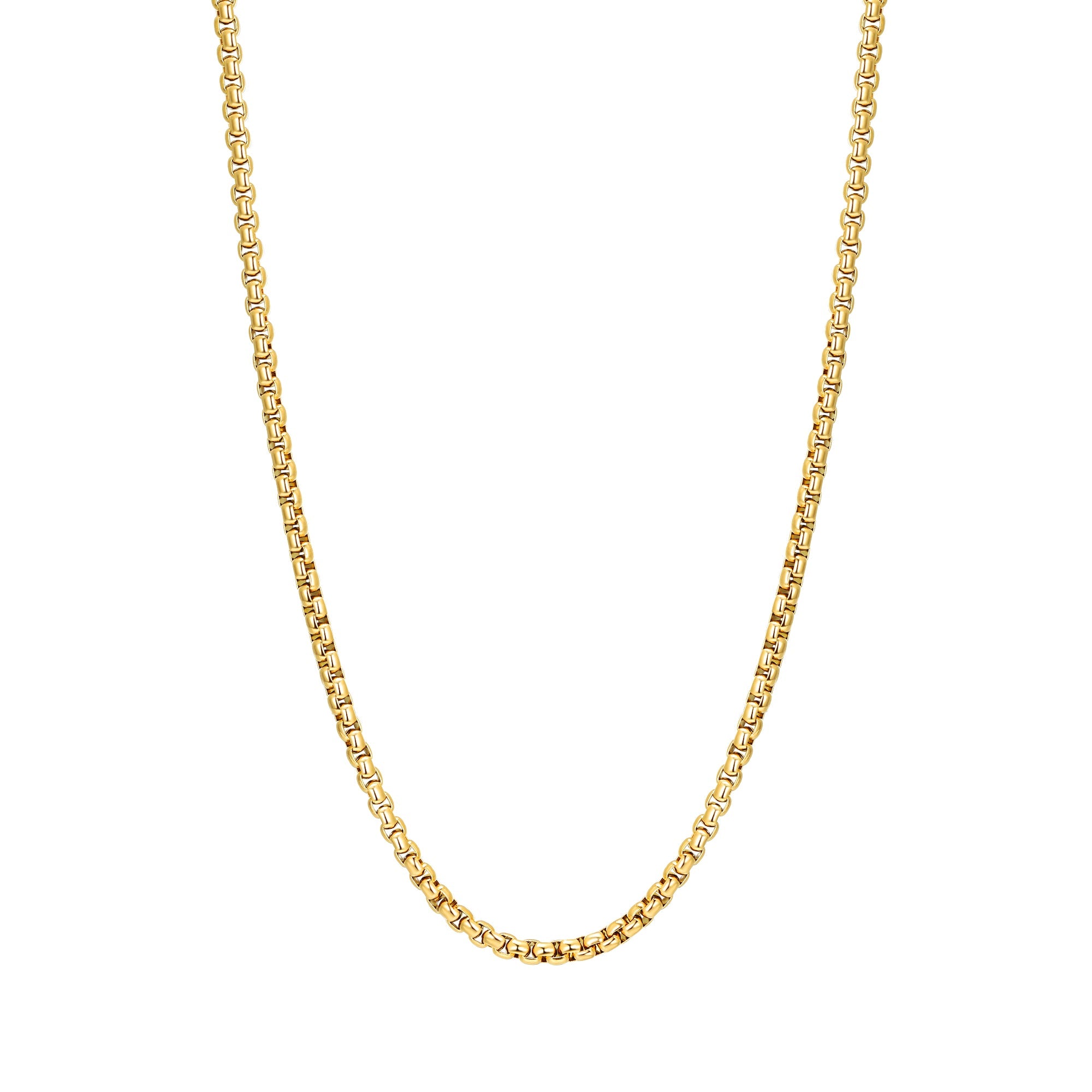 Thick Box Chain Necklace Waterproof