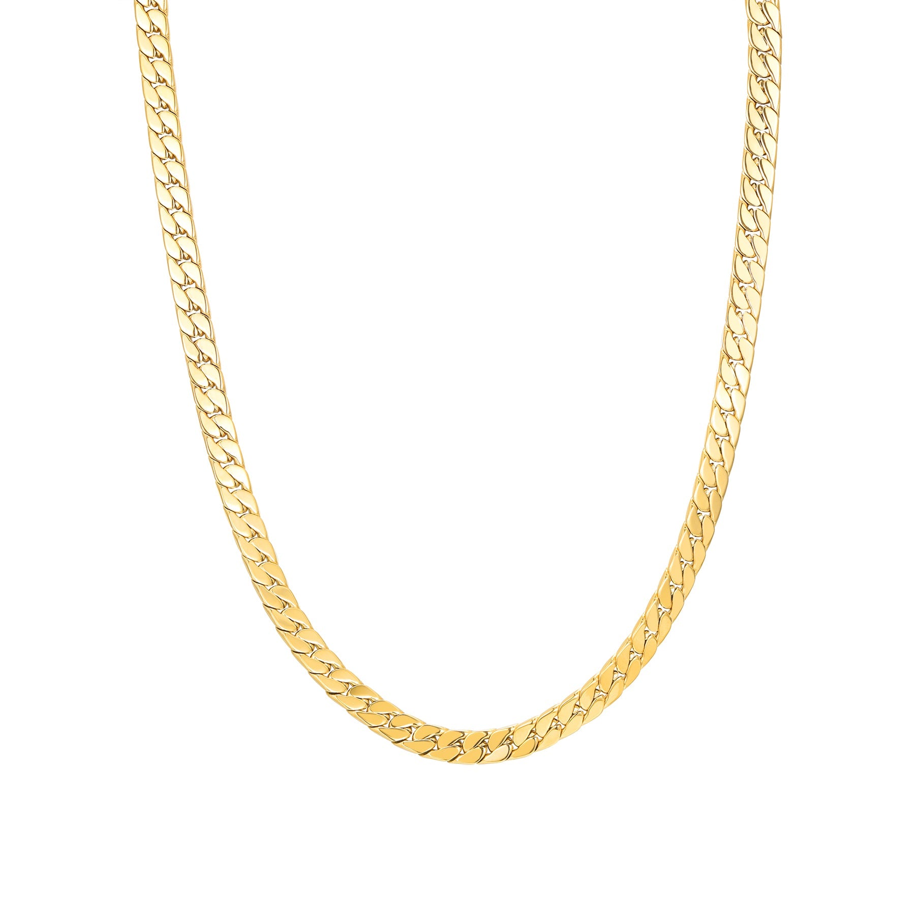 Thick Cuban Chain Necklace Waterproof