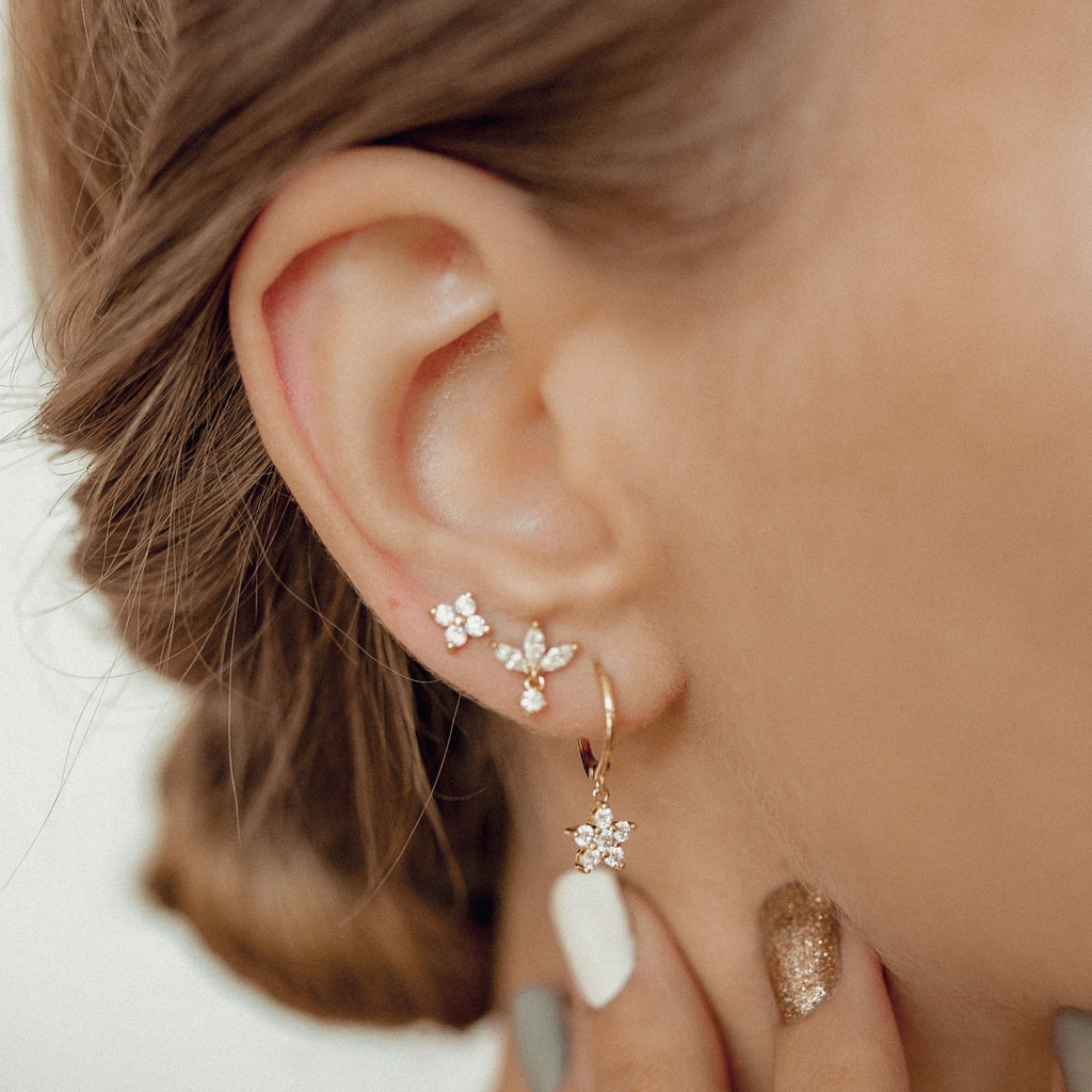 Blossom Earrings Set Sterling Silver