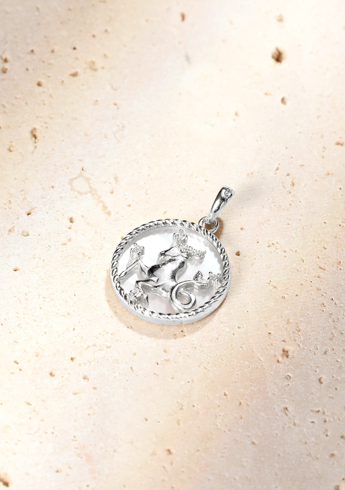 Capricorn Zodiac Pendant Necklace