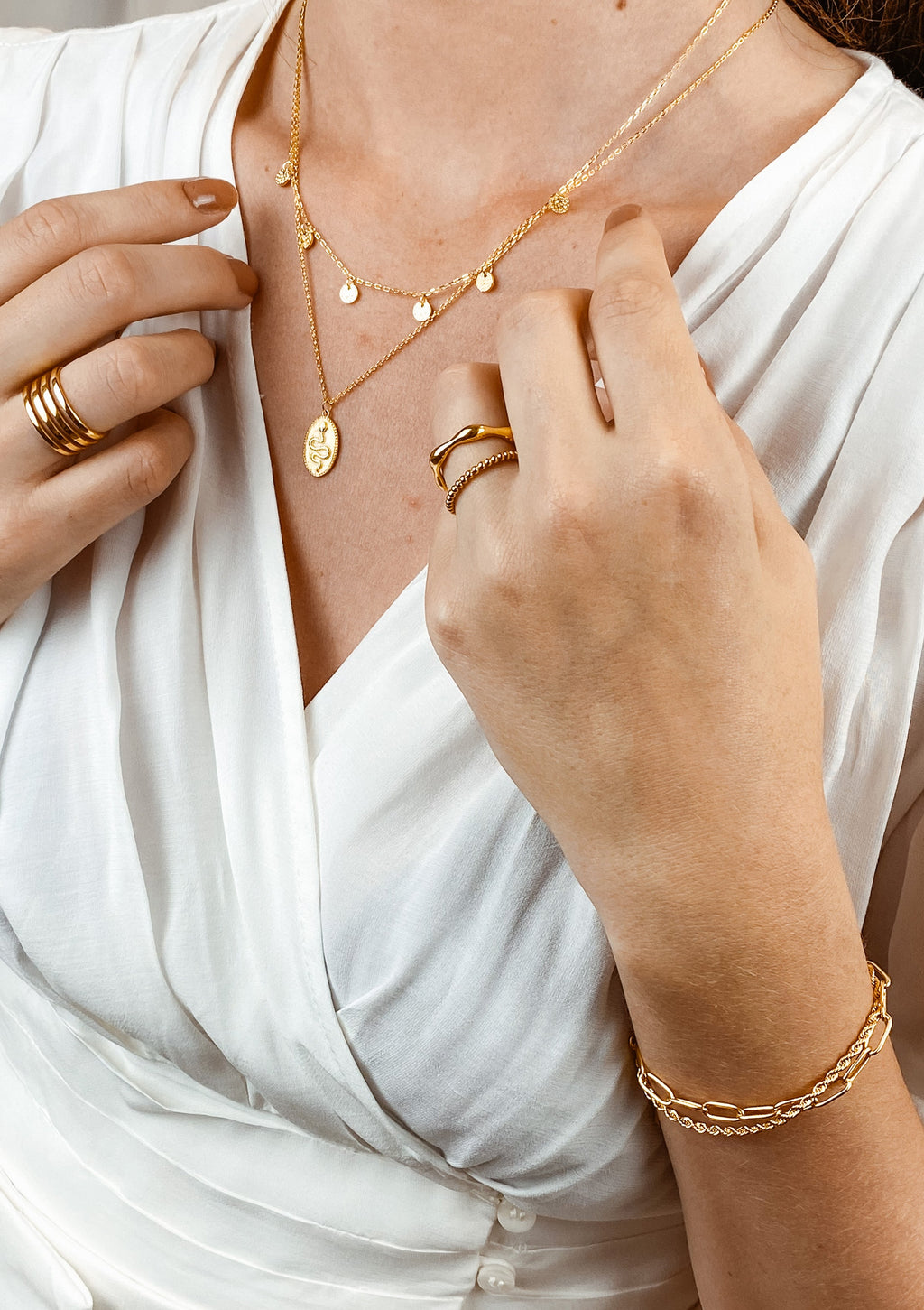 Chunky Chain Bracelet Gold