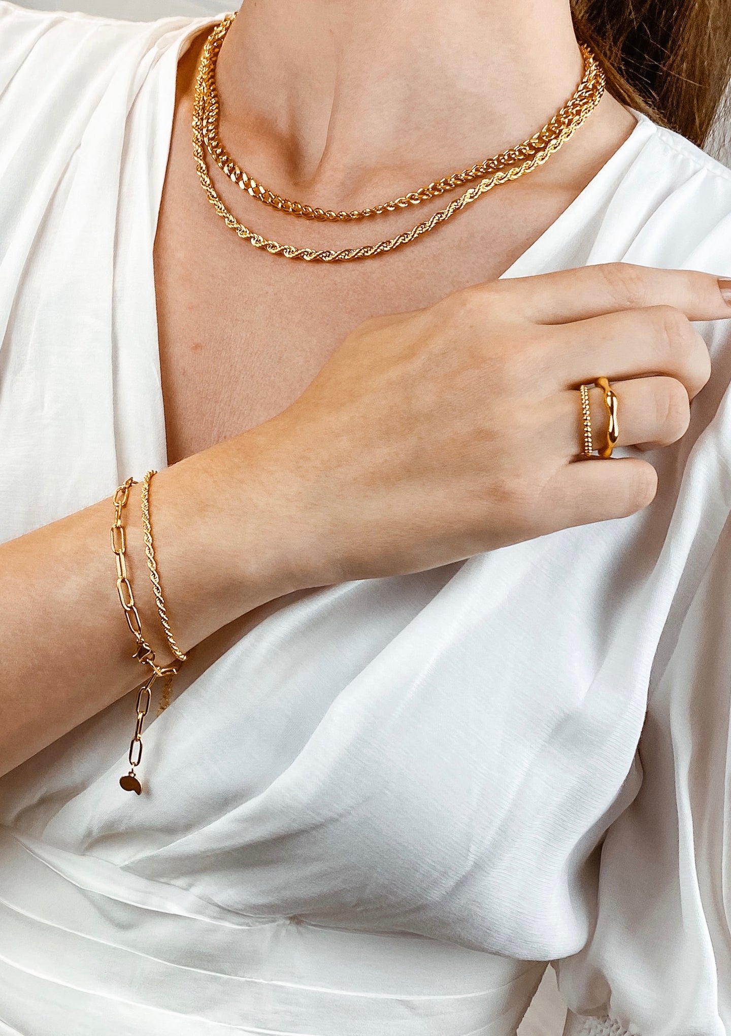 Chunky Chain Bracelet Gold