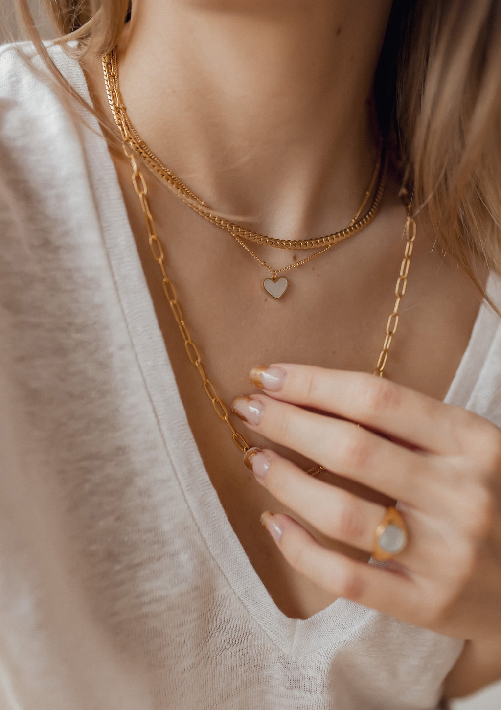 Cuban Link Chain Necklace Gold