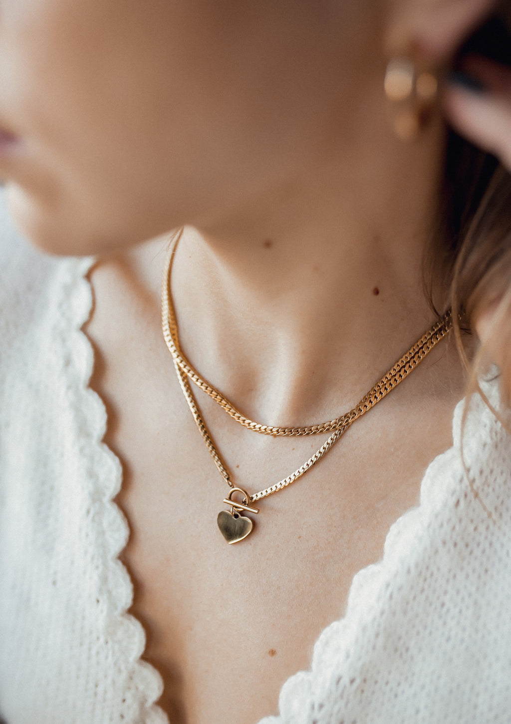 Cuban Link Chain Necklace Gold