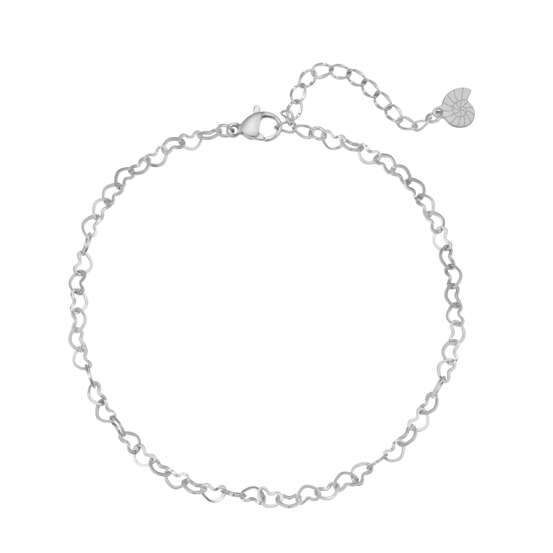 Delicate Heart Chain Anklet Waterproof
