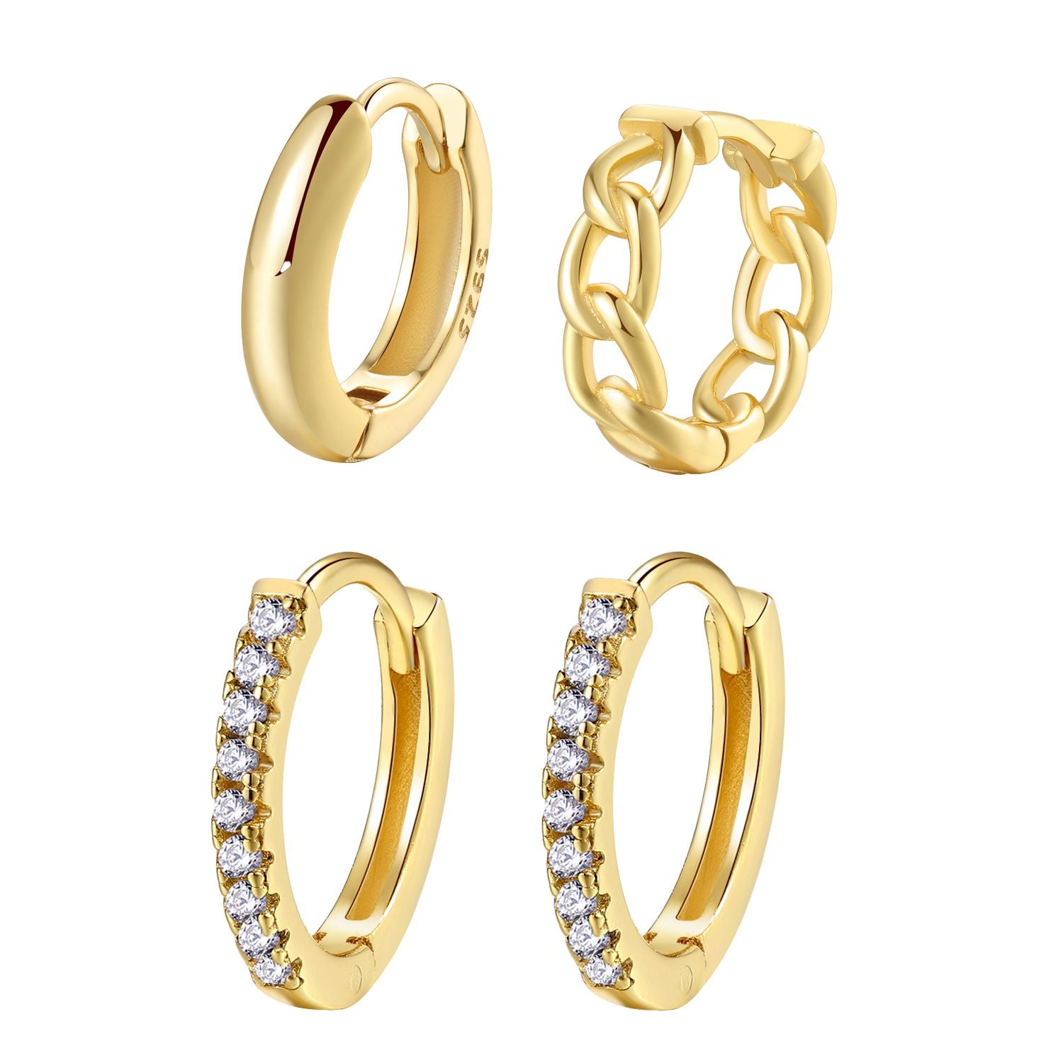 Eternal Earring Set Sterling Silver