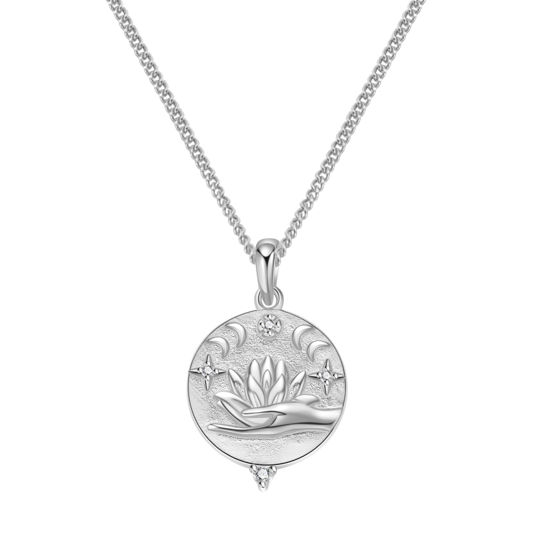 Faith Pendant Necklace Sterling Silver