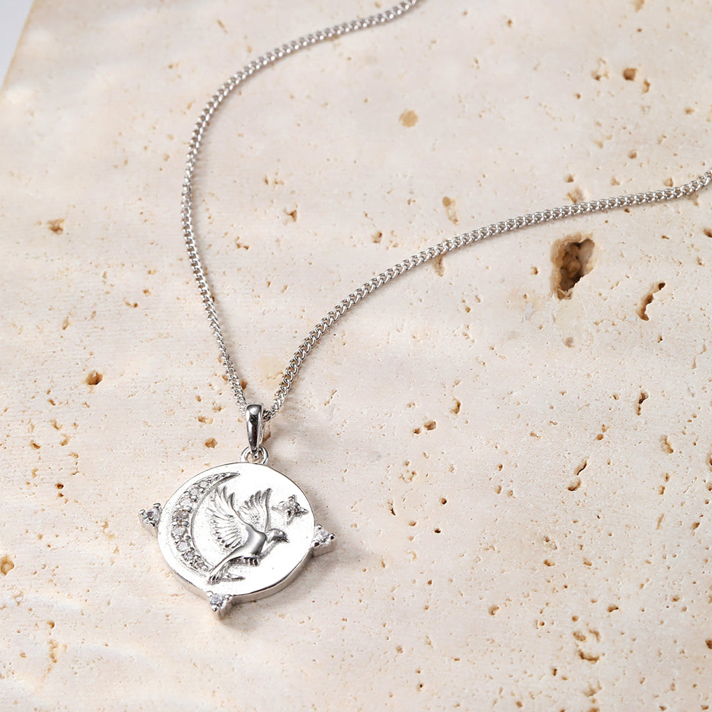 Fearless Pendant Necklace Sterling Silver