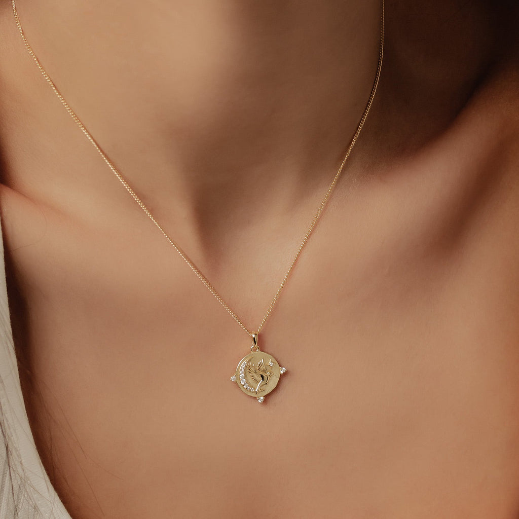 Fearless Pendant Necklace Sterling Silver