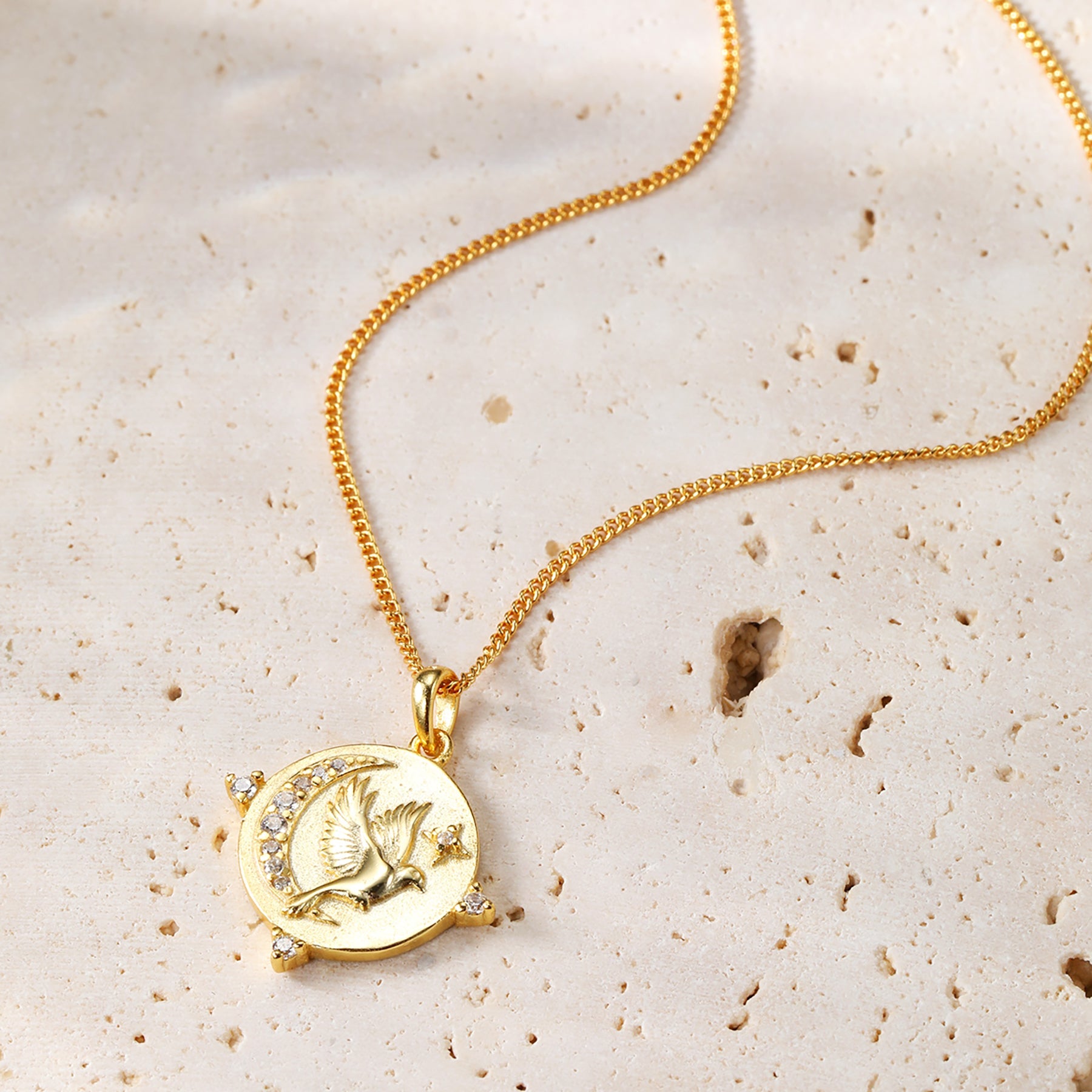 Fearless Pendant Necklace Sterling Silver