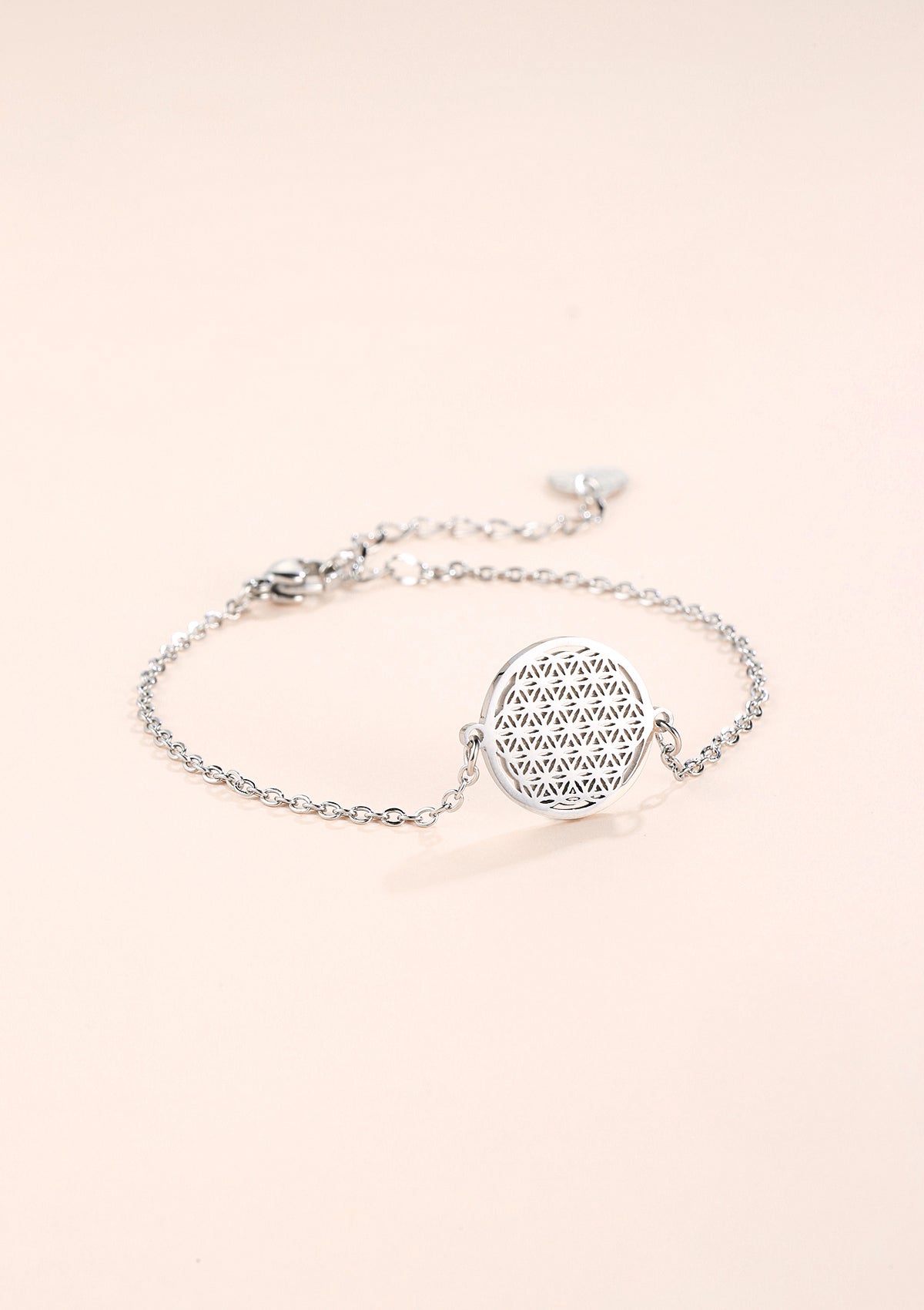 Flower of Life Bracelet Silver