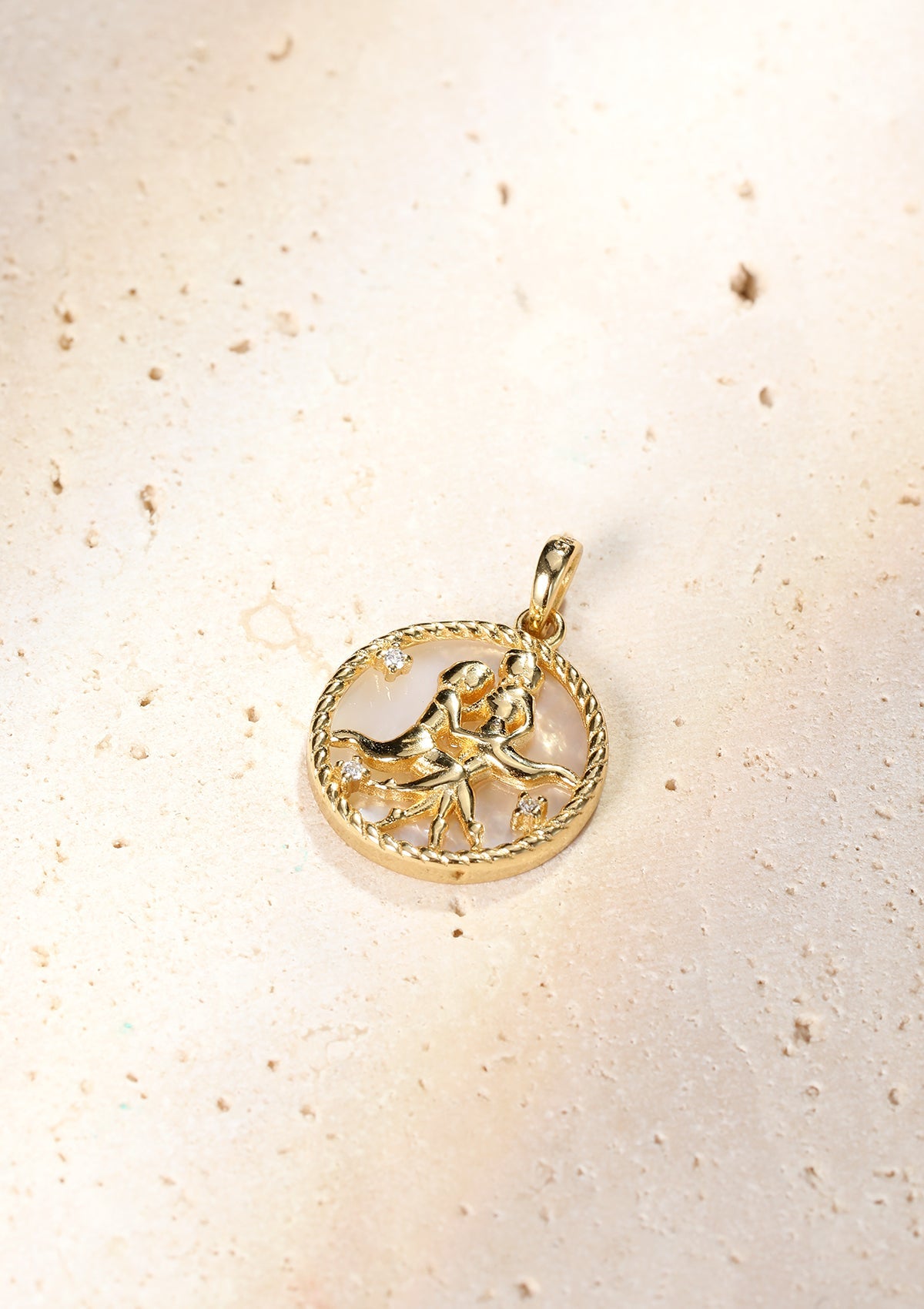 Gemini Zodiac Pendant Necklace