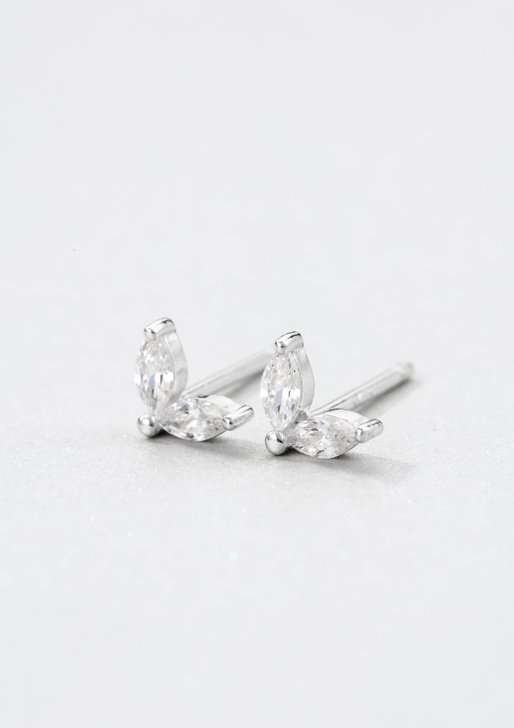 Gemstone Firefly Stud Earrings Sterling Silver