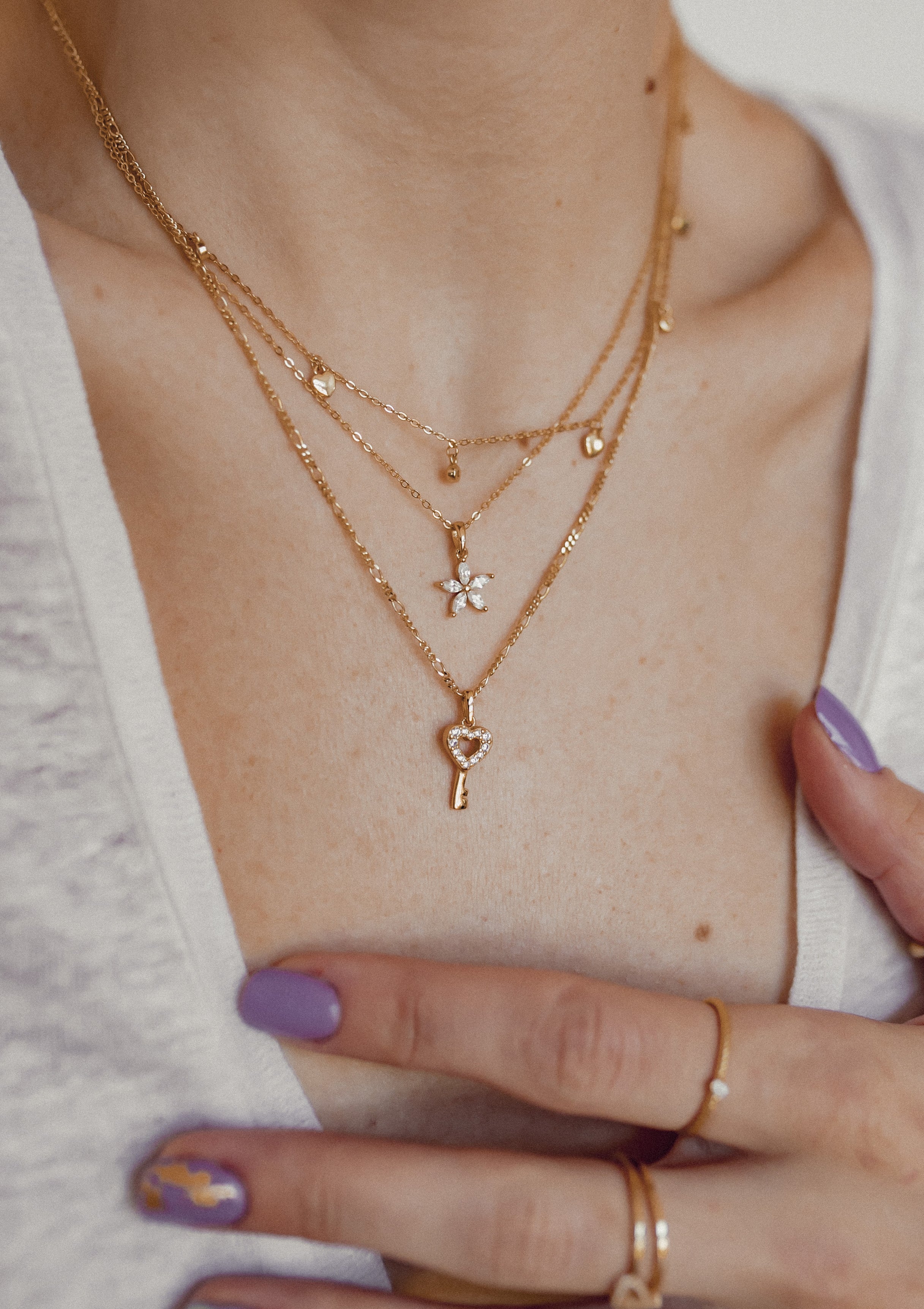 Bond Pendant for Loved & Connected in Gold