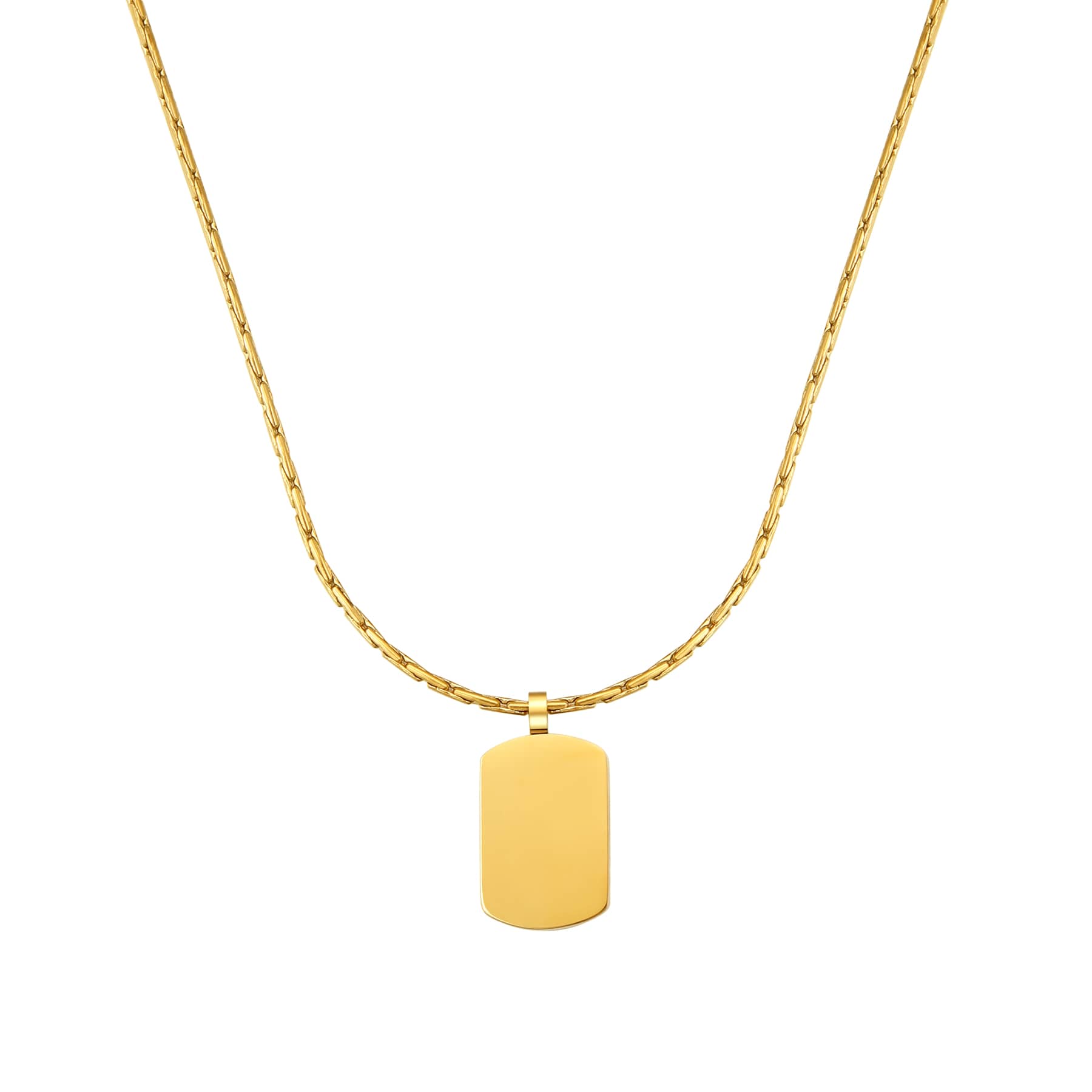 Hexagon Cobra Chain Necklace Waterproof