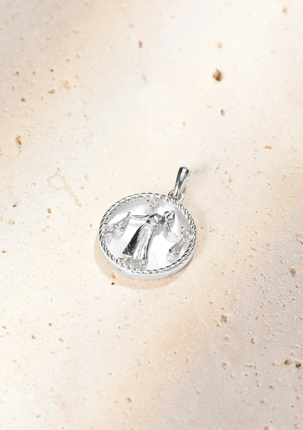 Libra Zodiac Pendant Necklace