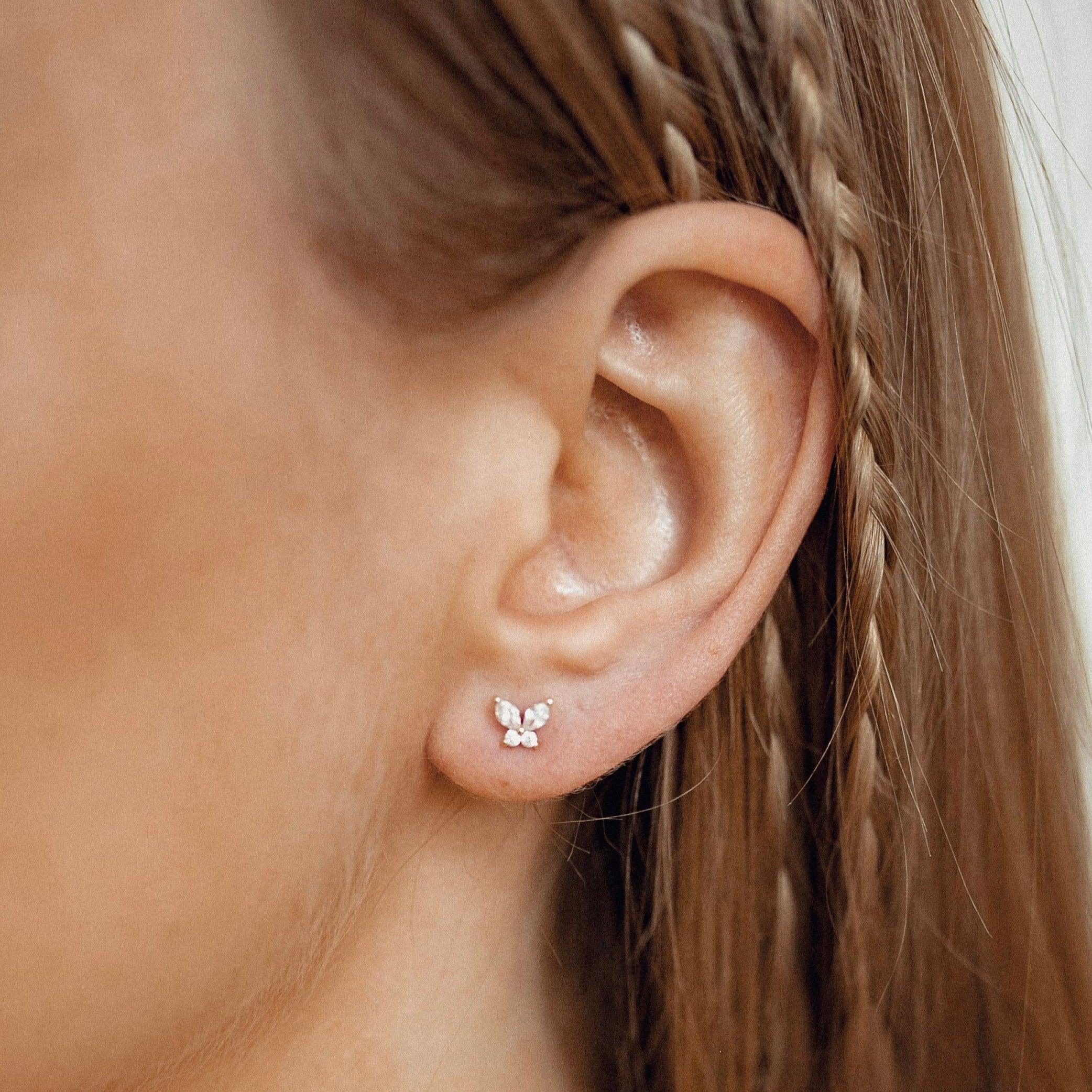 Metamorphosis Earrings 9K Gold