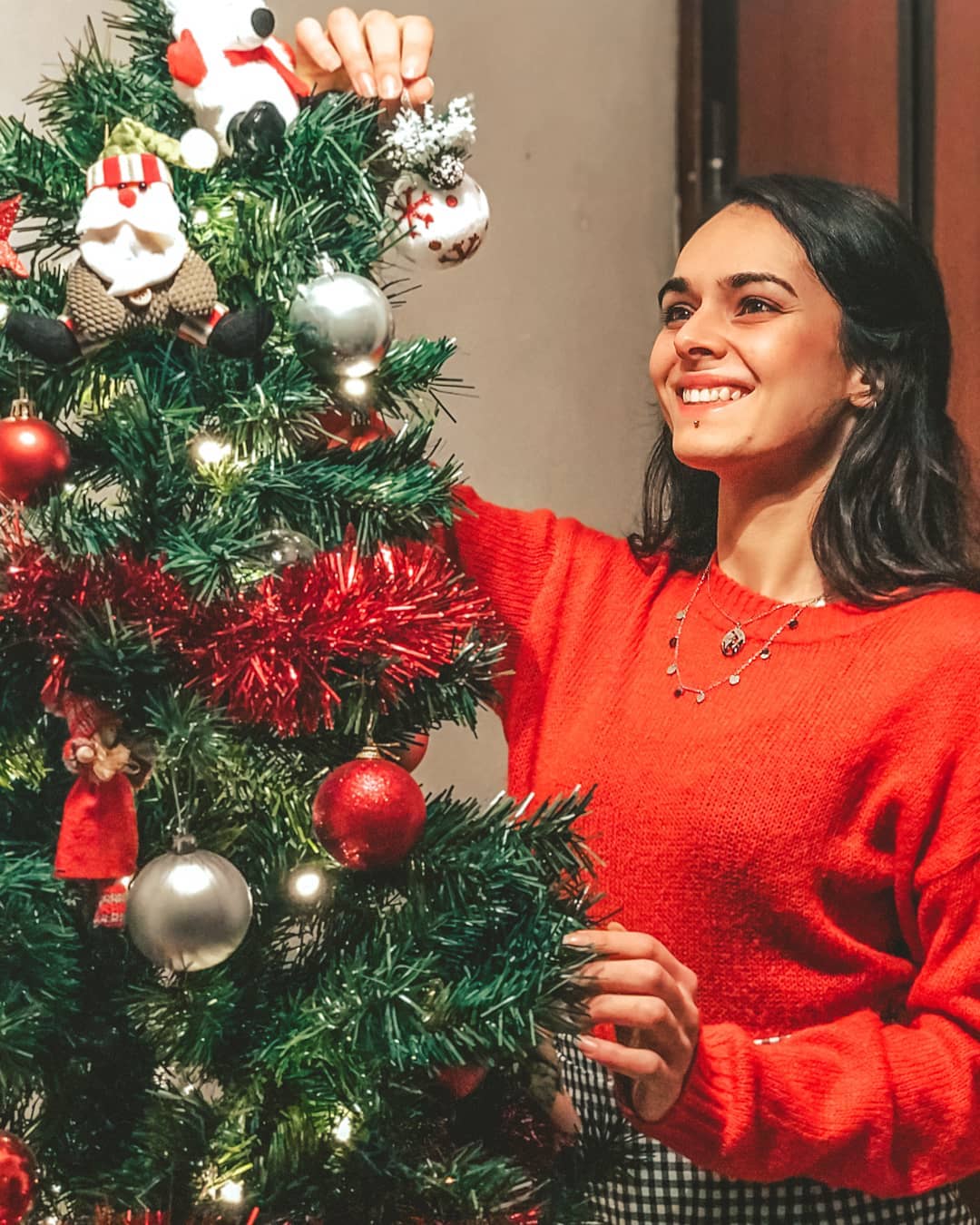 Multi Circles Necklace Silver