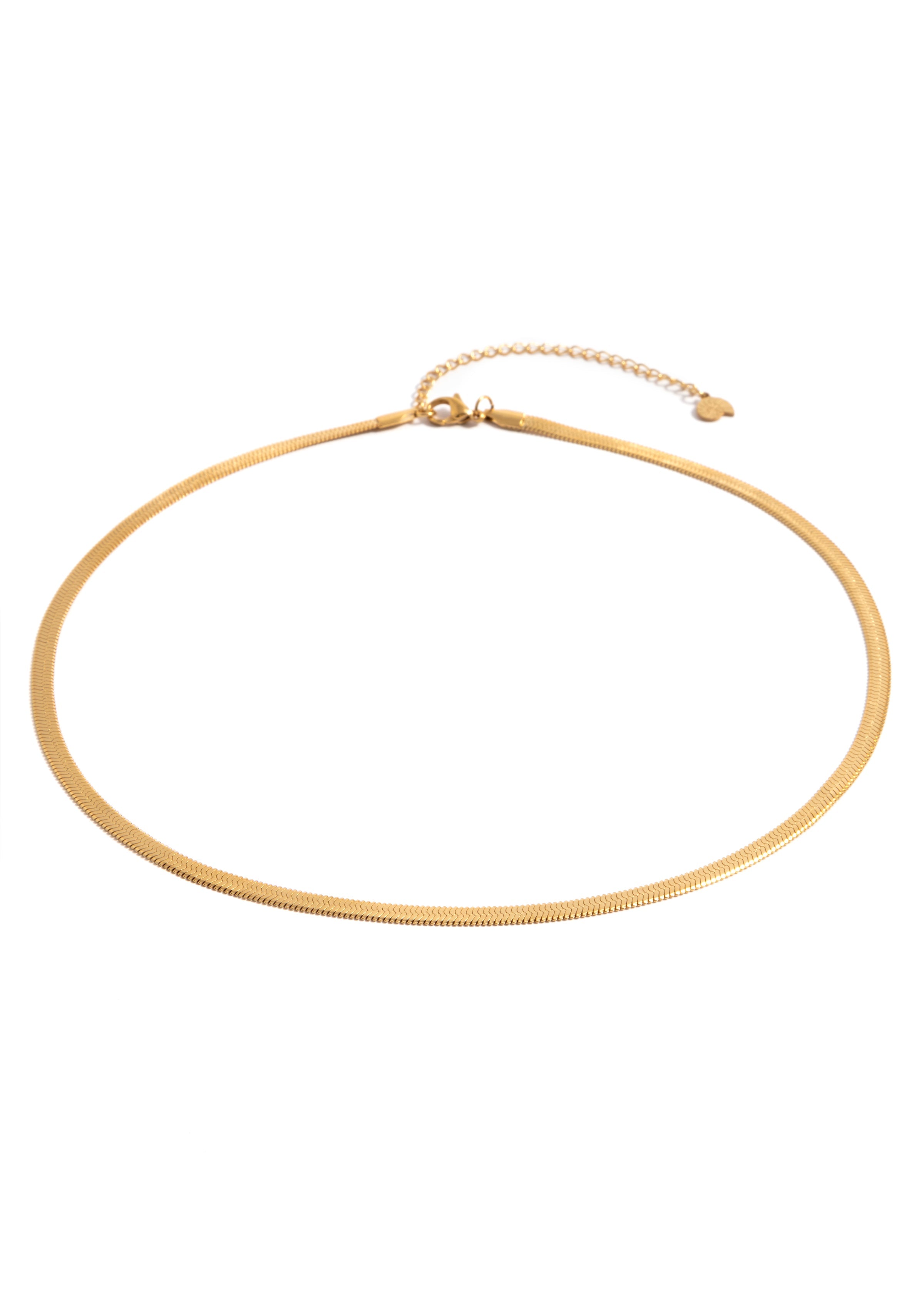Snake Chain Necklace Gold