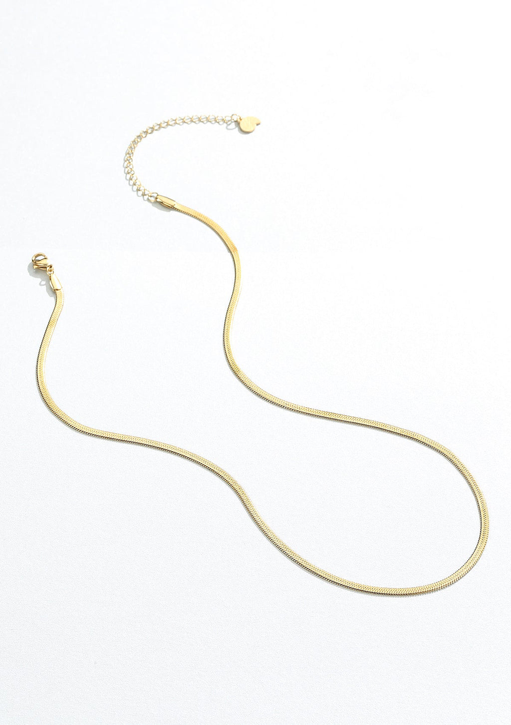 Snake Chain Necklace Gold