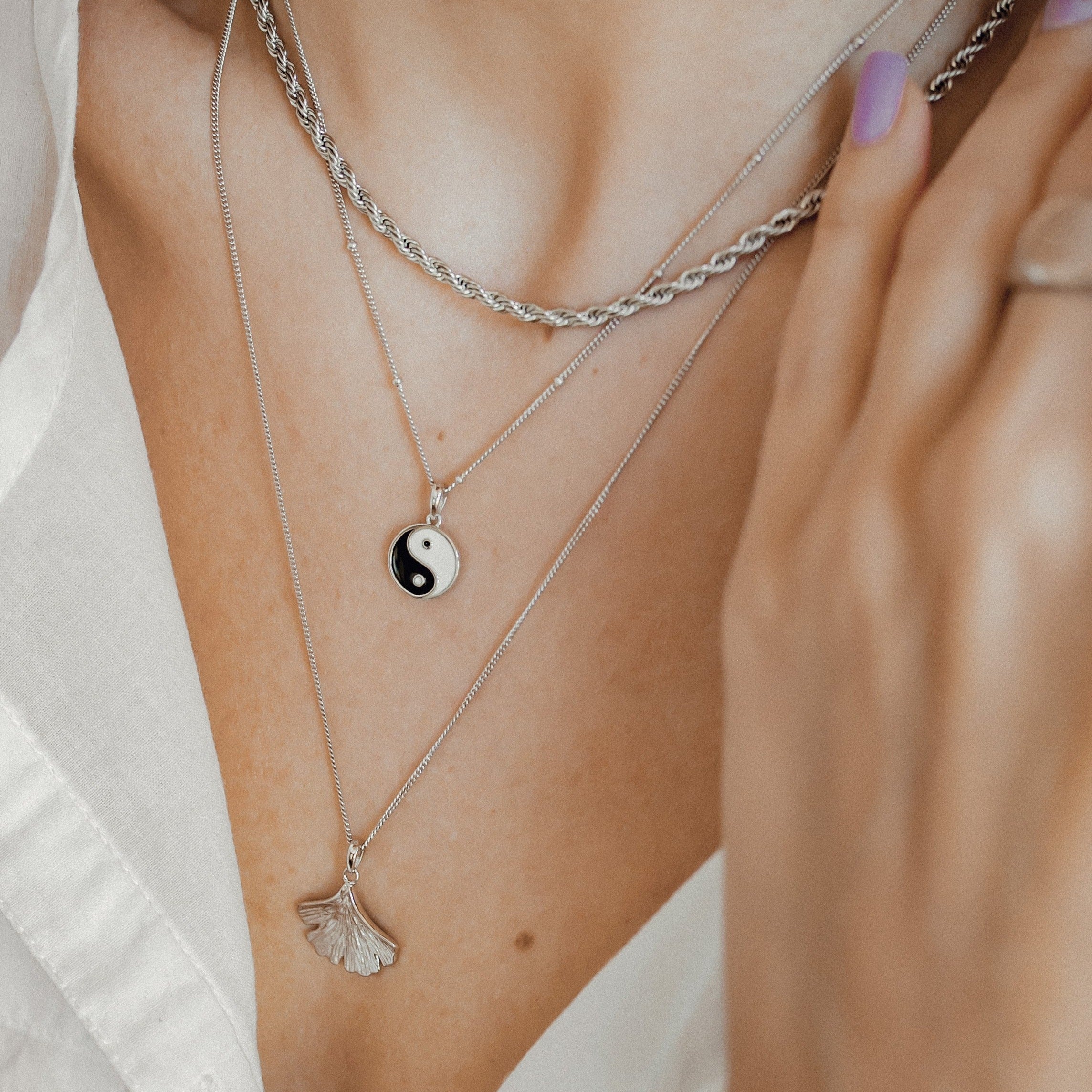 Balance Pendant for Calm & Harmonious in Silver